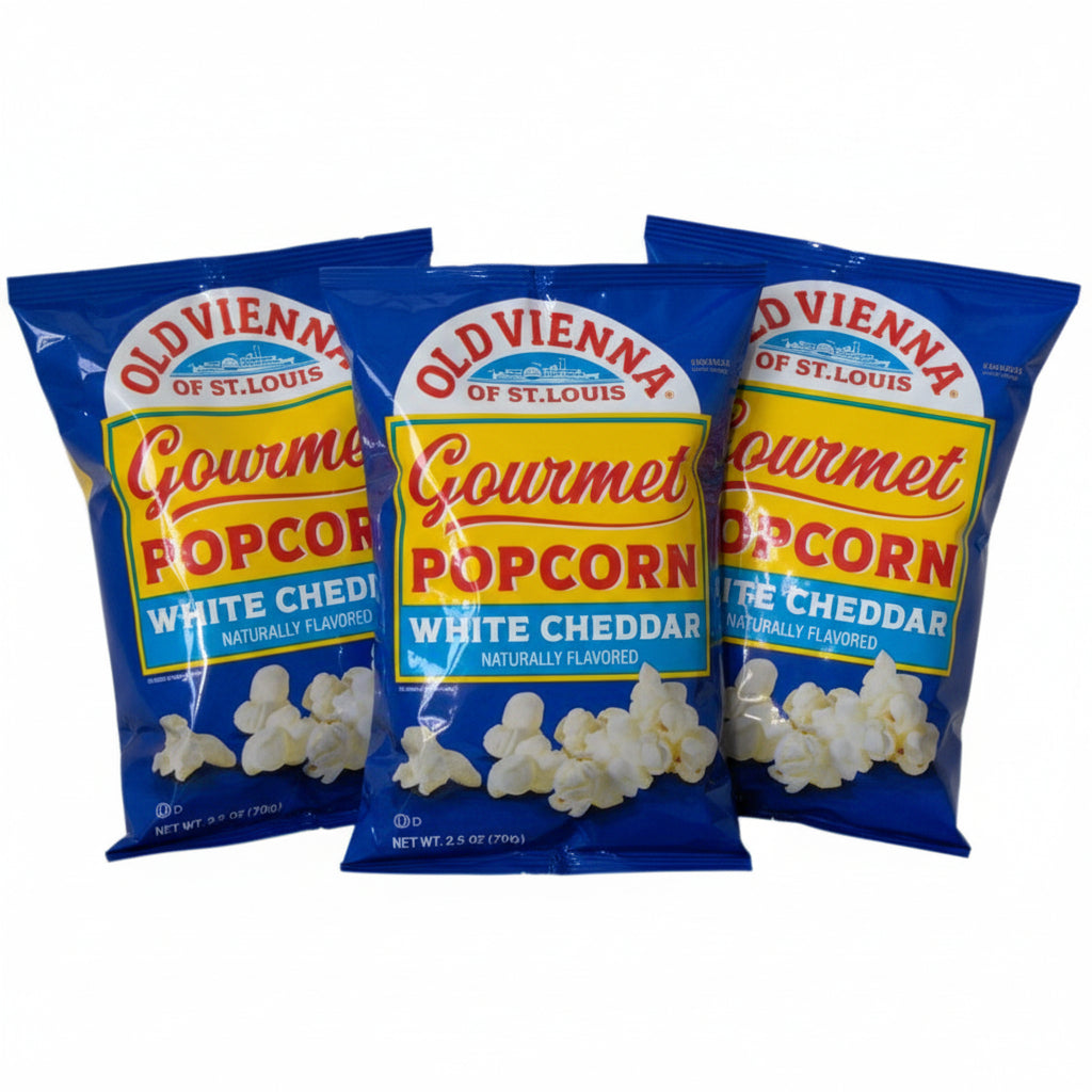 Old Vienna Gourmet White Cheddar Popcorn 2.5oz (3pk) image 0