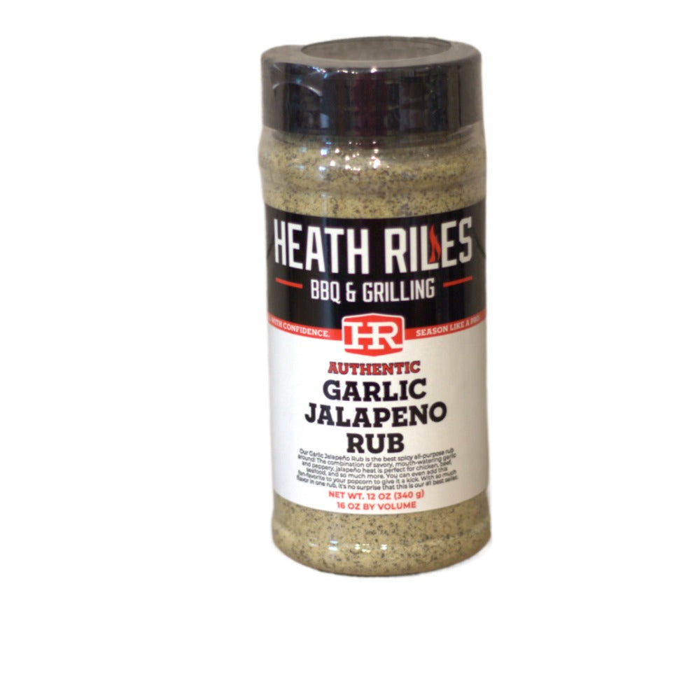 Heath Riles BBQ & Grilling Garlic Jalapeno Rub 12oz image 0