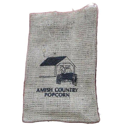 Amish Country White Popcorn 32oz w/ Decorative Burlap Bag image 3