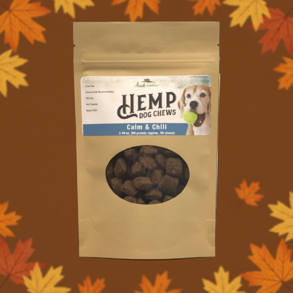 AMISH HARVEST - Hemp Dog Chews Calm & Chill 2.4oz 50 Chews (1pk) image 0