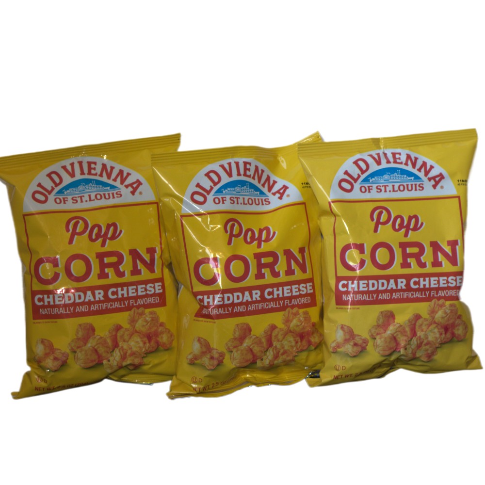 Old Vienna Cheddar Cheese Popcorn 2.5oz (3pk) image 0
