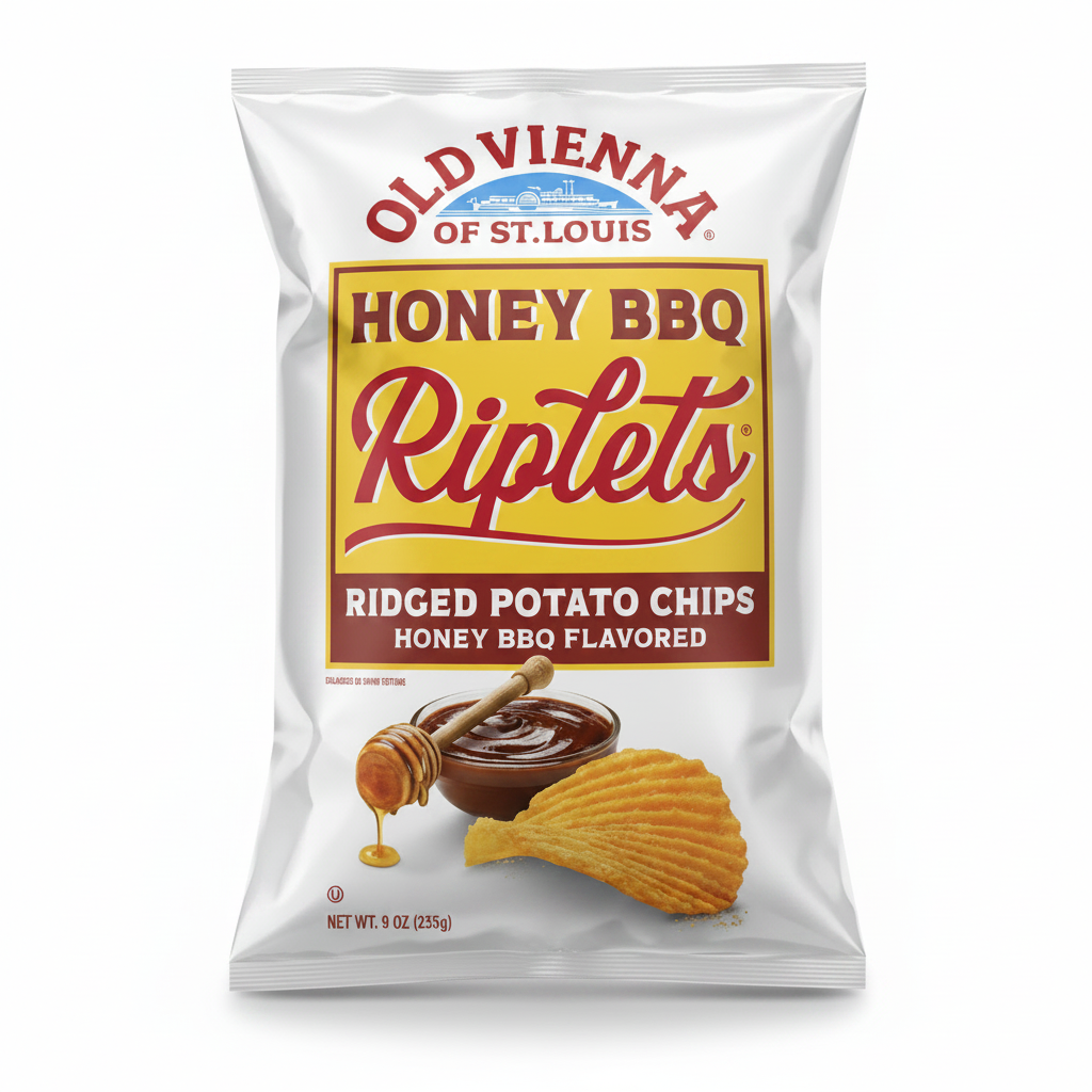 OLD VIENNA 9oz Riplet Potato Chips (3pk) image 2