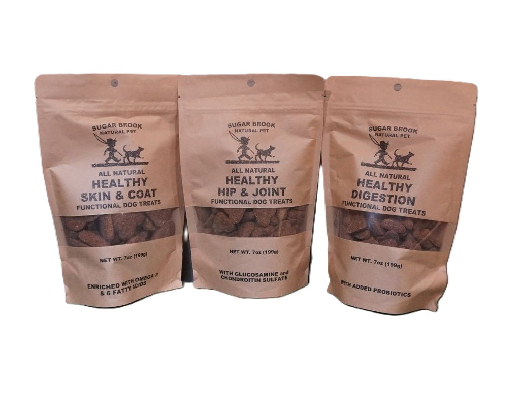 Sugar Brook Natural Pet All Natural Healthy Functional Dog Treats