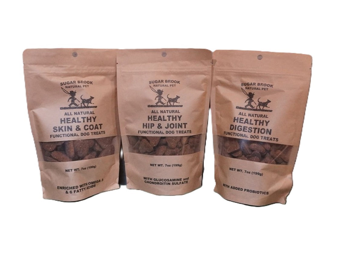 Sugar Brook Natural Pet All Natural Healthy Functional Dog Treats