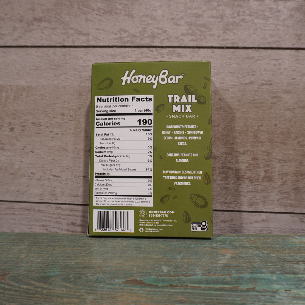 Gluten Free Honey Bar Trail Mix Bars
