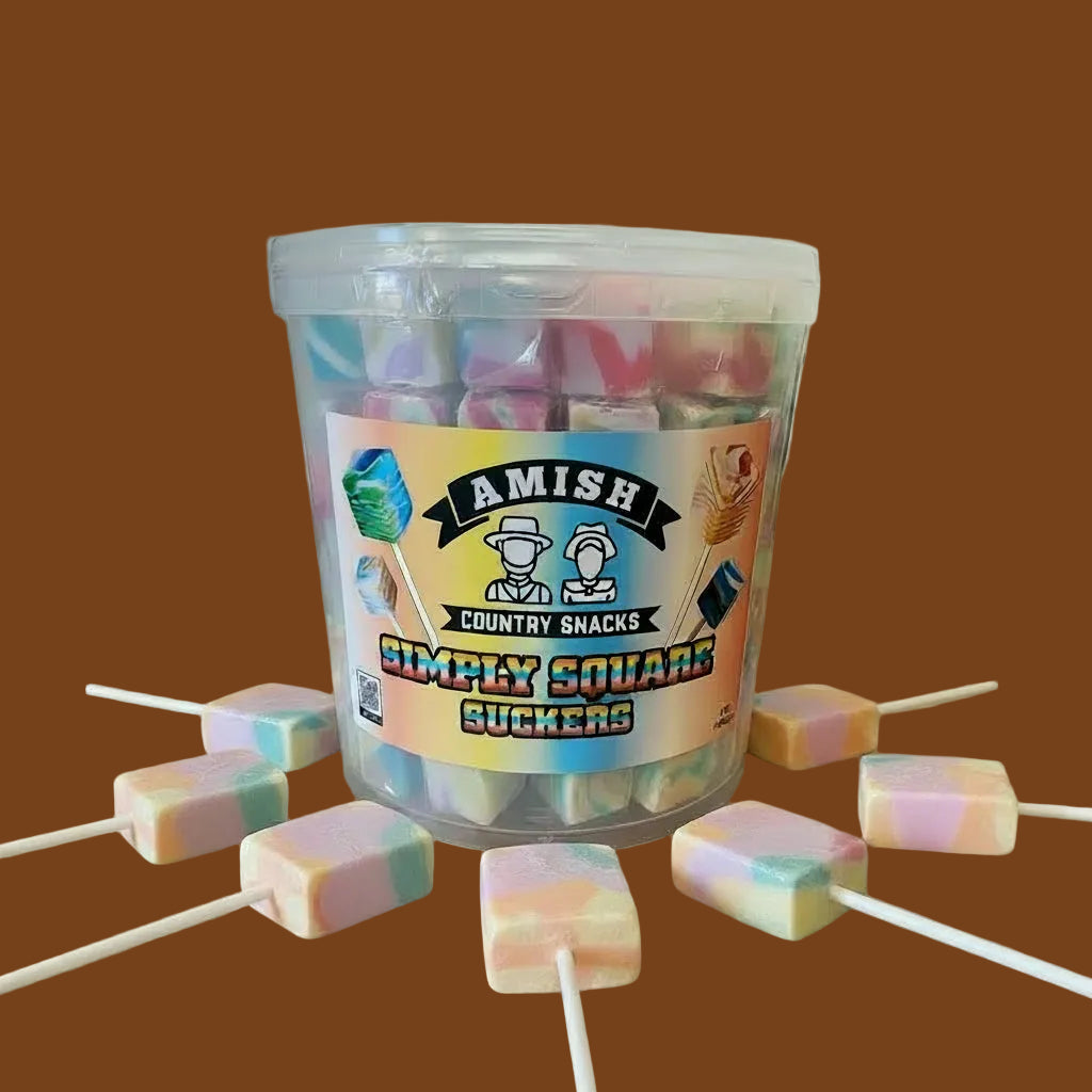 Amish Country Snacks Simply Square Suckers 100ct