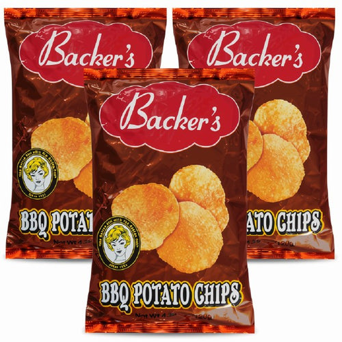 Backer's 4.25oz Potato Chips Pk of 3