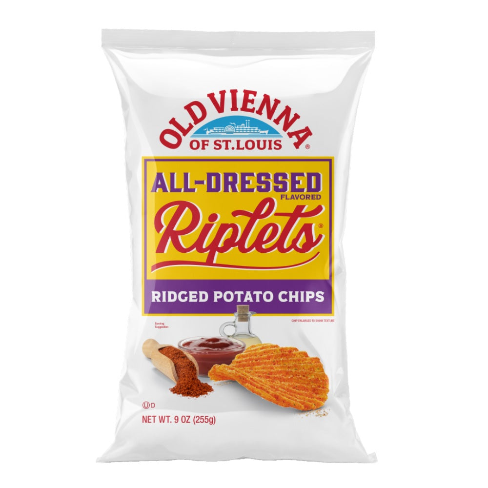 OLD VIENNA 9oz Riplet Potato Chips (3pk) image 1