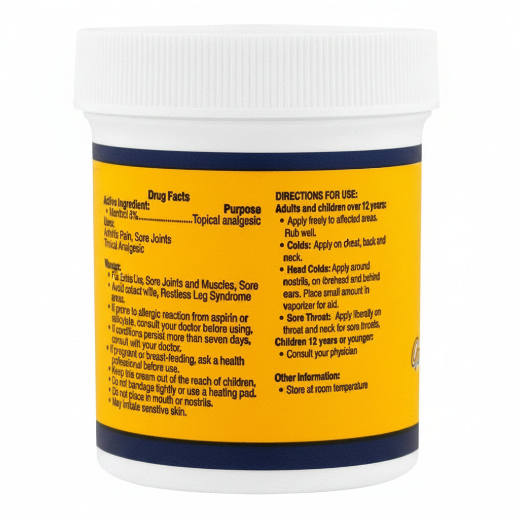 AMISH ORIGINS - Greaseless Pain Relief Cream 3.5oz (1pk)