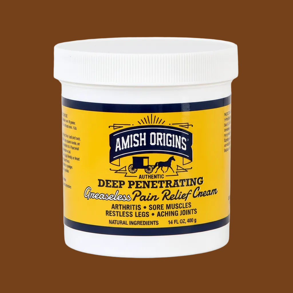 AMISH ORIGINS - Greaseless Pain Relief Cream 3.5oz (1pk)