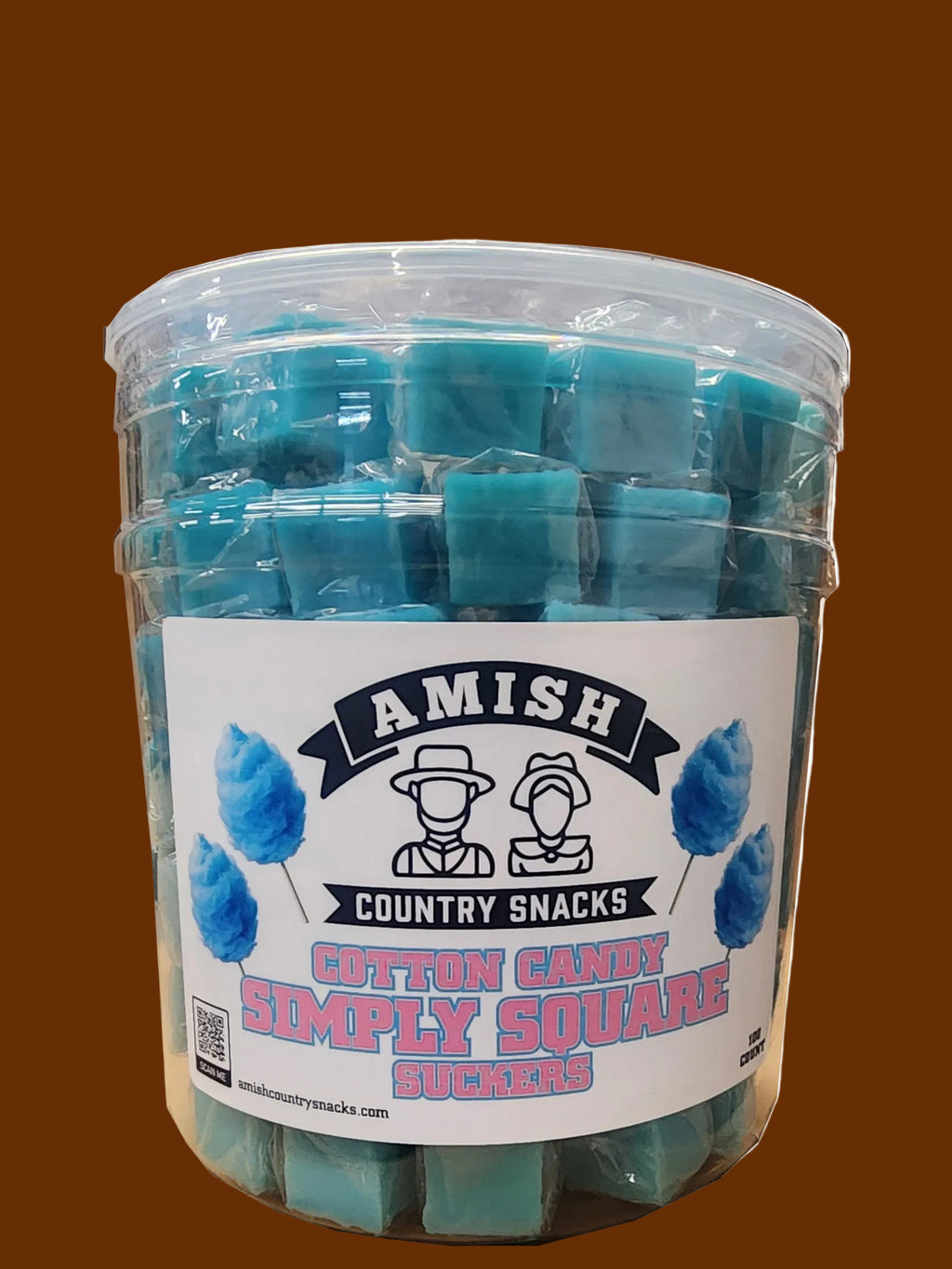 Amish Country Snacks Simply Square Suckers 100ct