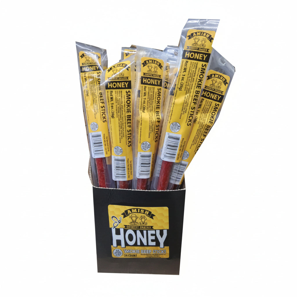 Amish Country Snacks - Honey Beef Sticks 1oz (24ct) image 0