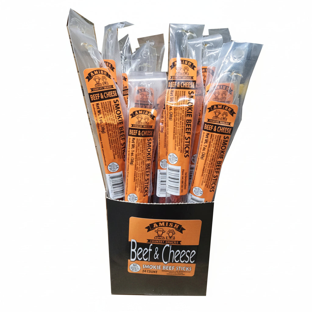 Amish Country Snacks - 1oz Meat Sticks 24pk